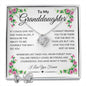Granddaughter | Love Knot Necklace and Earrings