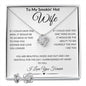 Wife | Love Knot Necklace and Earring Set