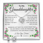 Granddaughter | Love Knot Necklace and Earrings