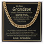 Grandson | From Grandma | Cuban Link Chain