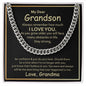 Grandson | From Grandma | Cuban Link Chain