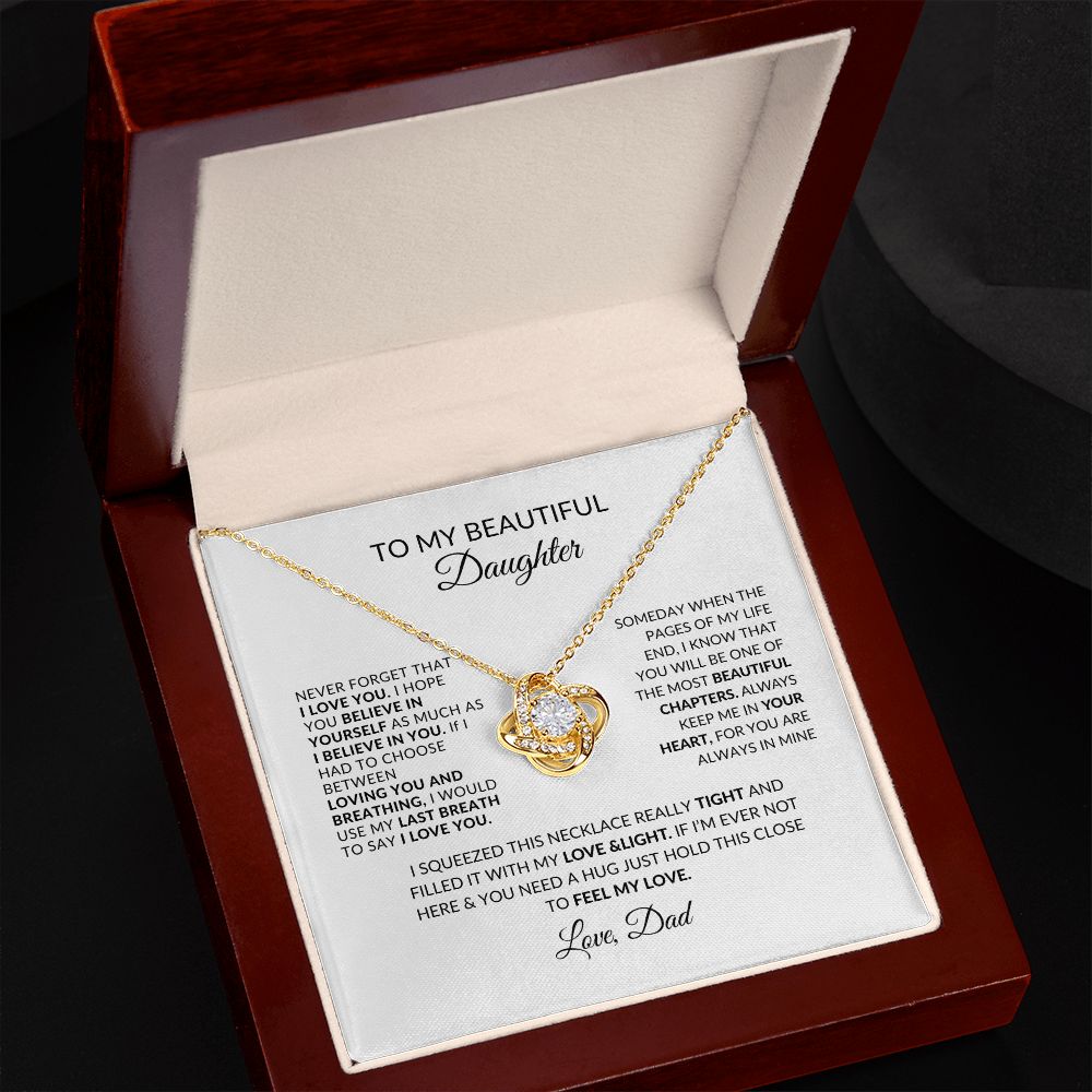 To My Daughter | Love Dad | Love Knot