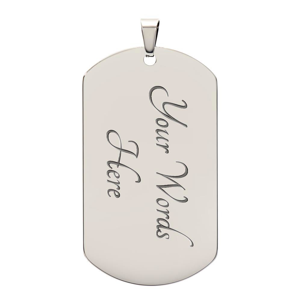 To My Daughter | Love Dad | Dogtag