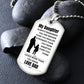 To My Daughter | Love Dad | Dogtag