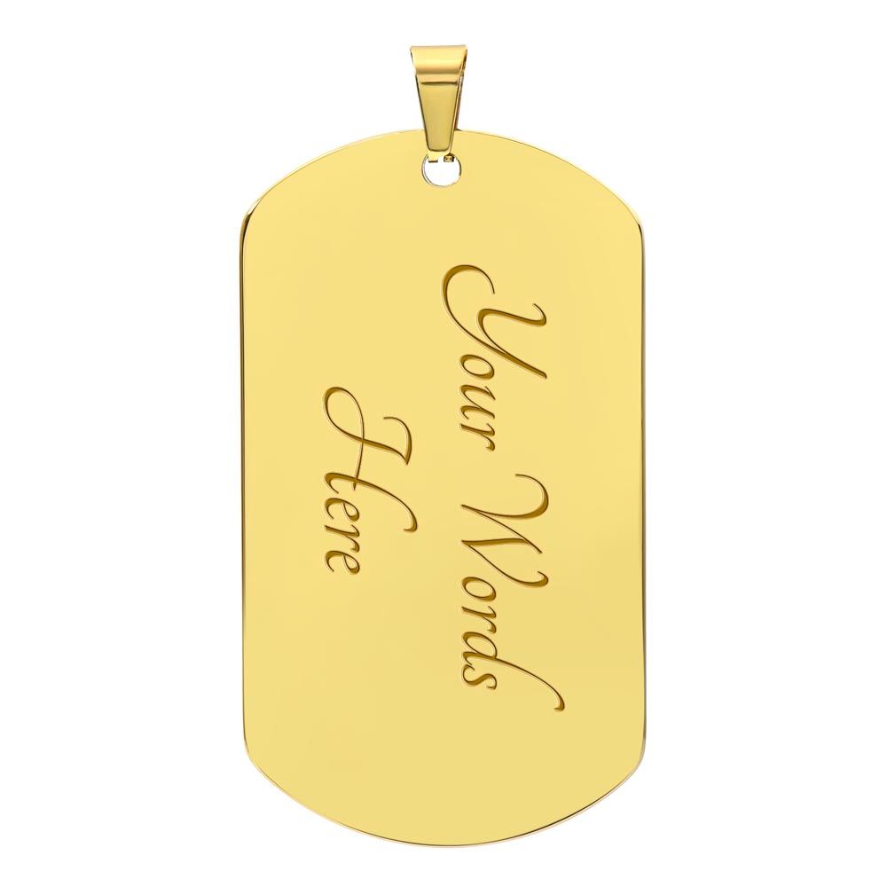 To My Daughter | Love Dad | Dogtag