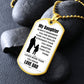To My Daughter | Love Dad | Dogtag