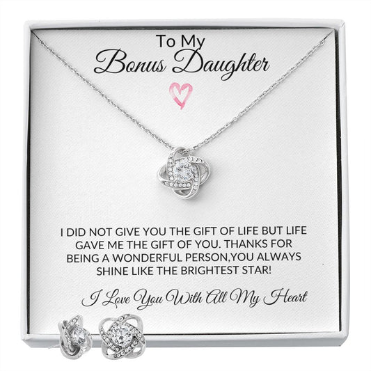 Bonus Daughter | Love Knot and Earrings