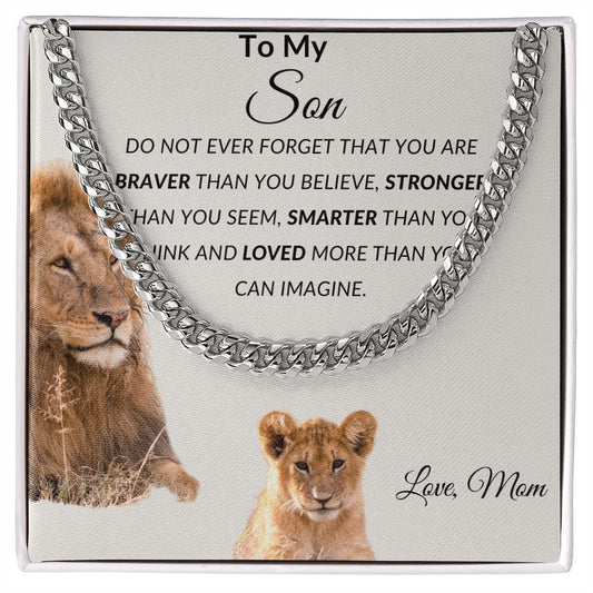 To Son | From Mom | Cuban Link
