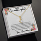 To Granddaughter | Allure Necklace
