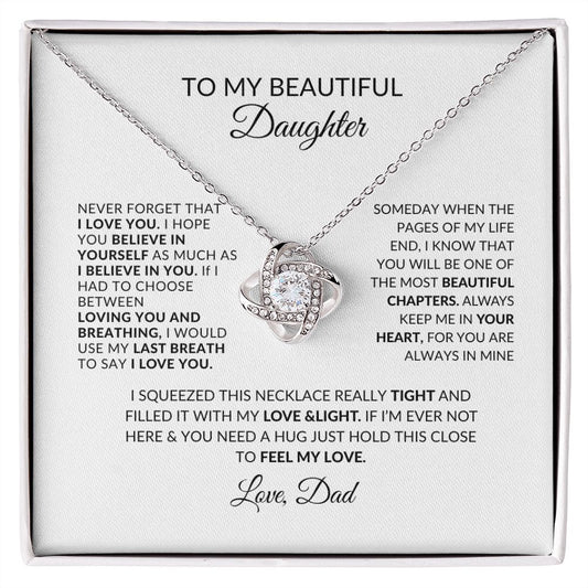To My Daughter | Love Dad | Love Knot
