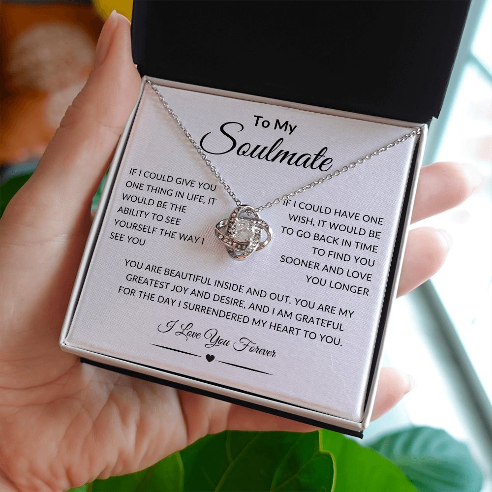Soulmate | Love Knot Necklace (Yellow and White Variants)