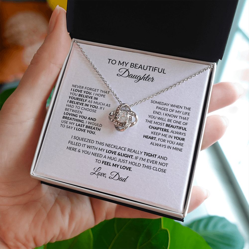To My Daughter | Love Dad | Love Knot
