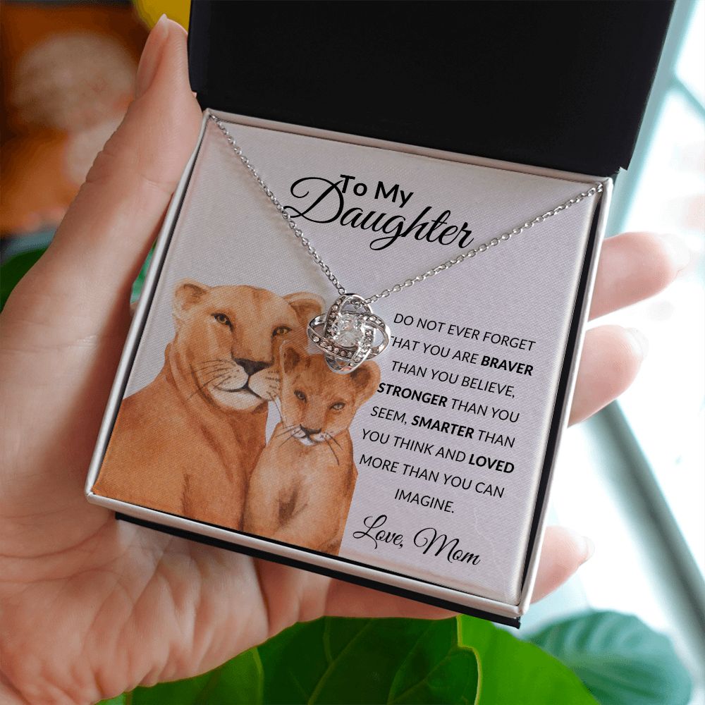 To My Daughter | Love Knot Necklace