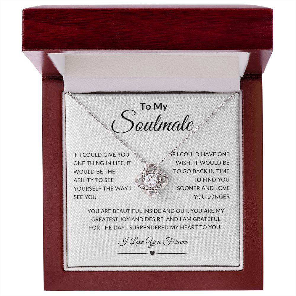 Soulmate | Love Knot Necklace (Yellow and White Variants)