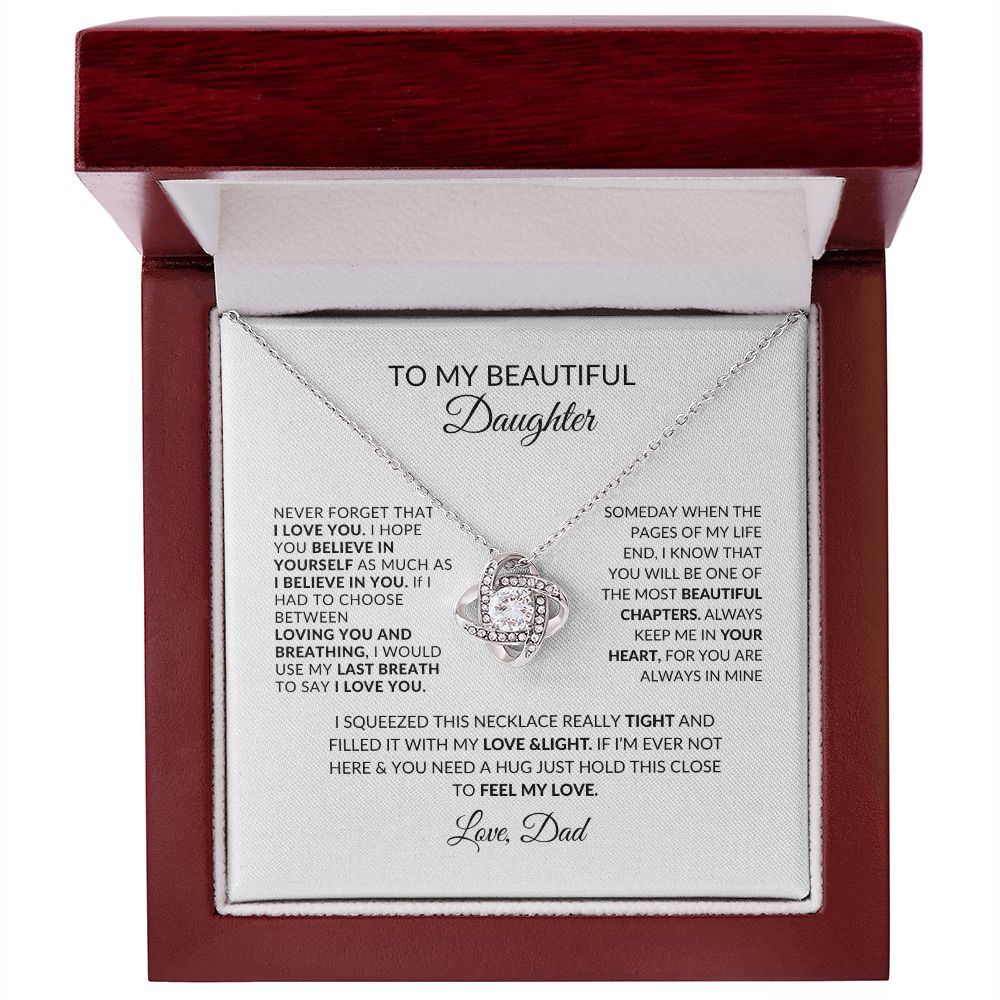 To My Daughter | Love Dad | Love Knot